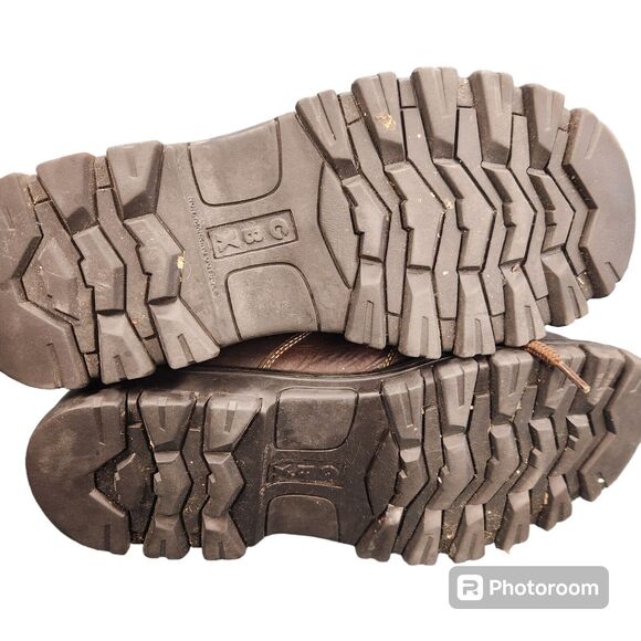 Vintage GBX Lug Sole Steel Toe Lace-Up Ankle Boot Work Shoe 11M - Picture 5 of 8